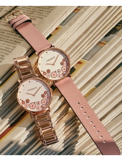 Women’s Perry Blush Leather Strap Tea Rose Watch 36mm