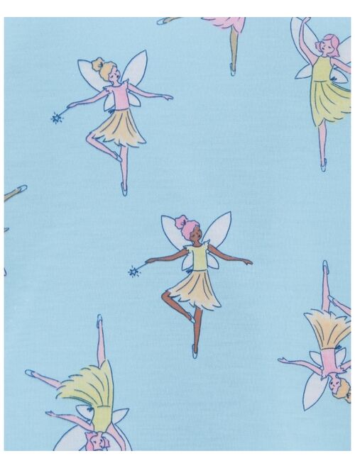 Carter's Toddler Girls 4-Piece Fairy Loose Fit T-shirt, Shorts and Pajama Set