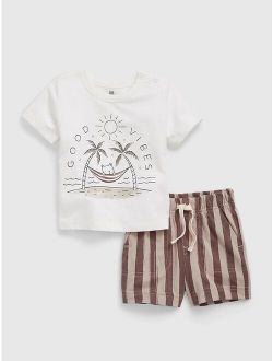 Baby 100% Organic Cotton Mix & Match 2-Piece Outfit Set