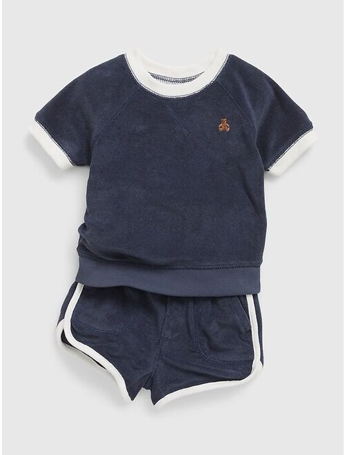 Gap Baby Towel Terry 2-Piece Outfit Set