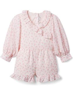 Ditsy Floral Romper (Toddler/Little Kids/Big Kids)