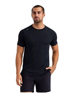 Rhone Swift Short Sleeve Moisture Wicking Workout Shirts for Men with Anti-Odor,  Technology