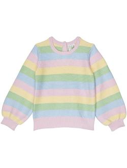 Pastel Stripe Sweater Top (Toddler/Little Kids/Big Kids)