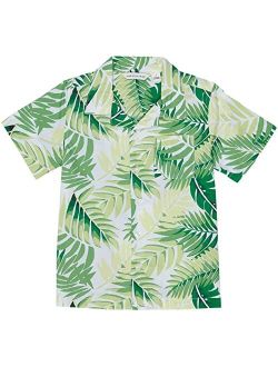 Palm Printed Button-Up Top (Toddler/Little Kids/Big Kids)