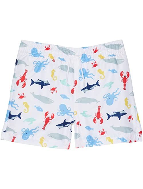 Janie and Jack Printed Swim Shorts (Toddler/Little Kids/Big Kids)