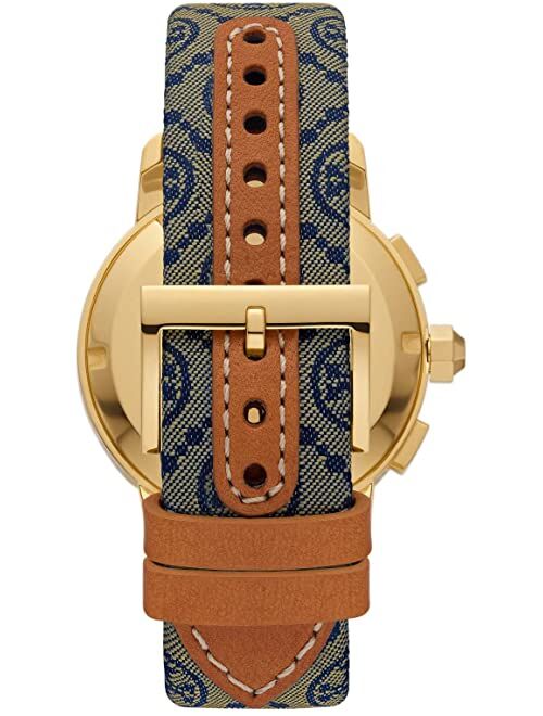 Tory Burch The Tory Chronograph, Gold-Tone Stainless Steel Watch
