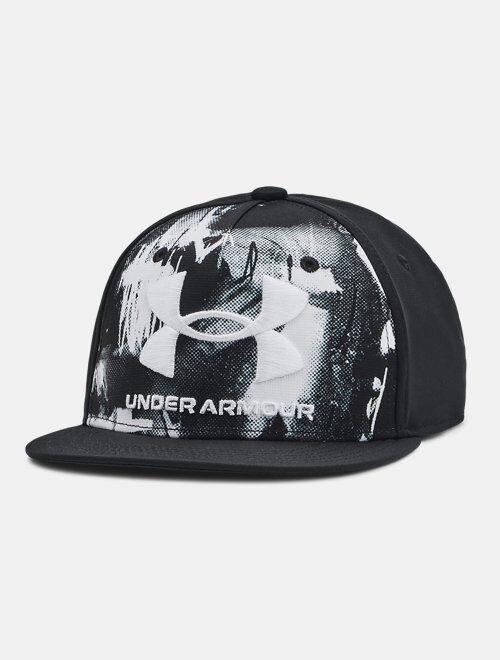 Under Armour Boys' UA Printed Flat Brim Cap