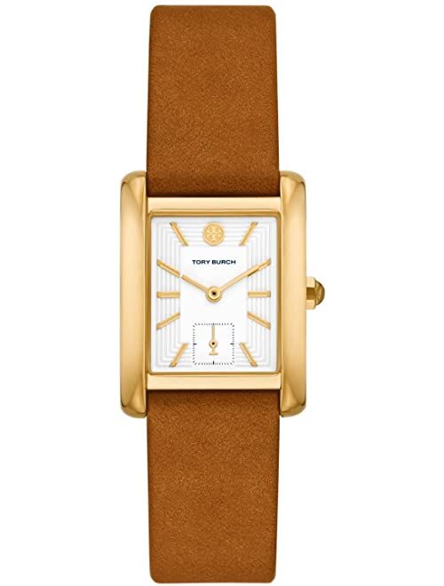 Tory Burch The Eleanor Two-Hand Subsecond, Gold-Tone Stainless Steel Watch