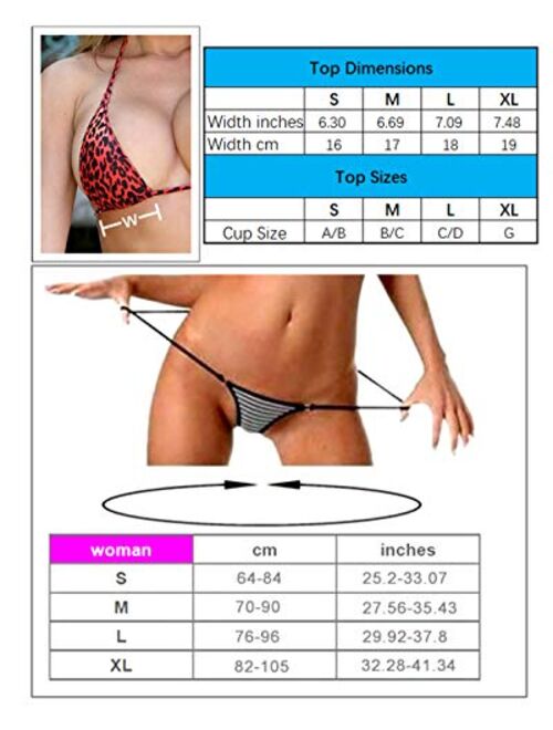 SHERRYLO Sheer Bikini Cameltoe See Through Bikinis Triangle Top Brazilian G String Thong Bottom