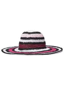 Striped Crochet Floppy Hat