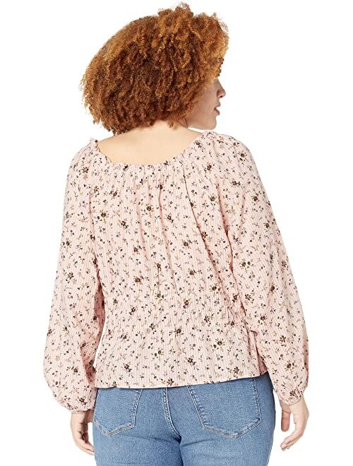 Madewell Plus Size Sophie Top in Bouquet Floral
