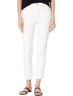 Stovepipe Jeans in Pure White