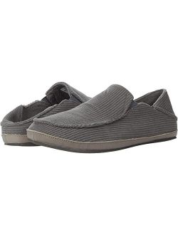 Moloa 'Ie Slipper Men's Leather Slippers, Premium Nubuck Leather Slip On Shoes