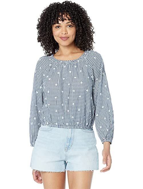 Madewell Yumi Top in Cotton Crinkle