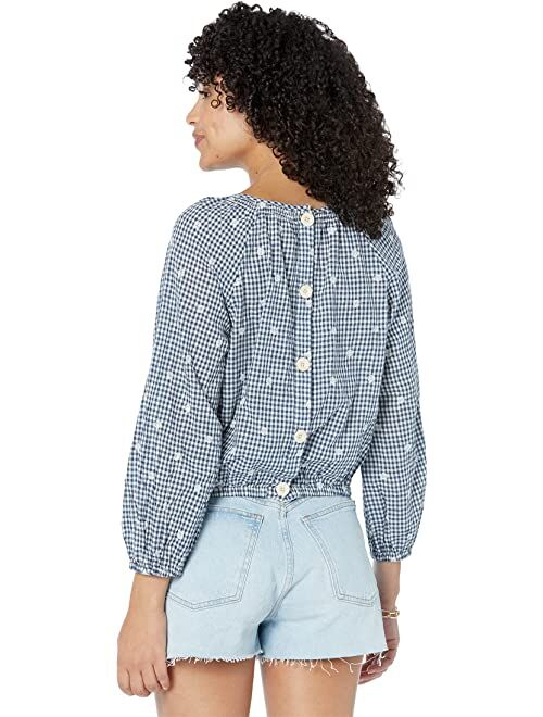 Madewell Yumi Top in Cotton Crinkle