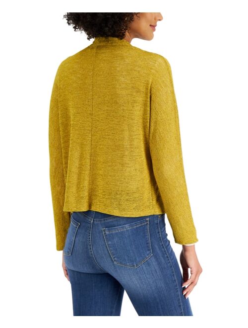 Kasper Open-Front Cardigan