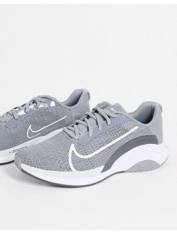 Training ZoomX SuperRep Surge sneakers in particle gray