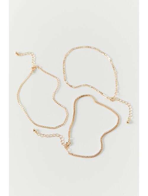Urban outfitters Delicate Chain Anklet Set