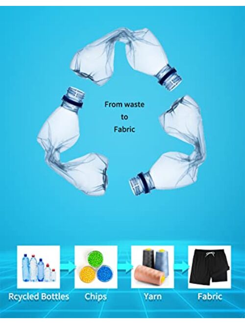 Buy LUCOWEE Mens Swim Trunks with Compression Liner Anti Chafe no Mesh