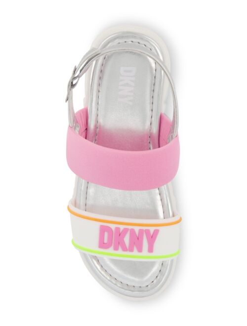 DKNY Little Girls Flat Sandals