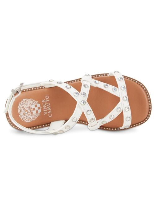 Vince Camuto Little Girls Gladiator Sandals with Studded Leatherette Straps