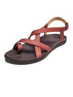 Upena Women's Beach Sandals, Quick-Dry Flip-Flop Slides, Water Resistant & Modern Low Profile Design, All-Day Comfort Fit & Wet Grip Soles