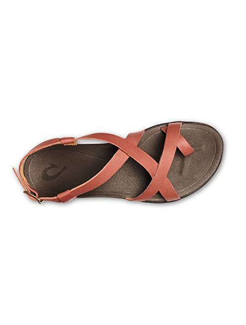 OluKai Upena Women's Beach Sandals, Quick-Dry Flip-Flop Slides, Water Resistant & Modern Low Profile Design, All-Day Comfort Fit & Wet Grip Soles