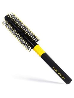 Hair Dough Quiff Roller Round Brush, Small Round Hair Brush is perfect to Style and Add Volume to any Short Hair Style, Roller Brush works great with Wax, Clay, Beard Bal
