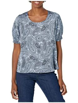 Women's T-Shirt with Puff Sleeve