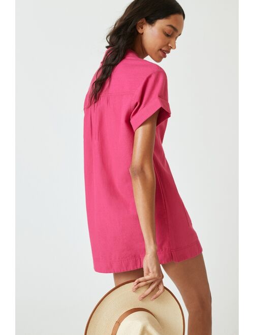 Pilcro Buttondown Shirt Dress For Women