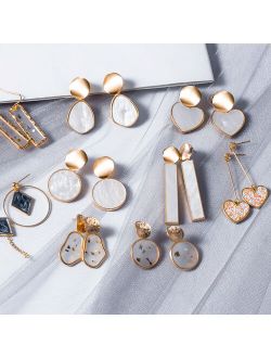 HITY New Korean Statement Drop Earrings For Women Fashion Vintage Geometric Long Dangle Earrings 2021 kolczyki Female Jewelry