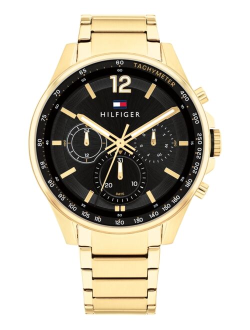 Tommy Hilfiger Men's Gold-Tone Bracelet Watch 44mm