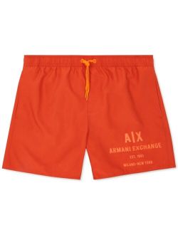 A|X Armani Exchange Men's Drawstring Logo Swim Shorts