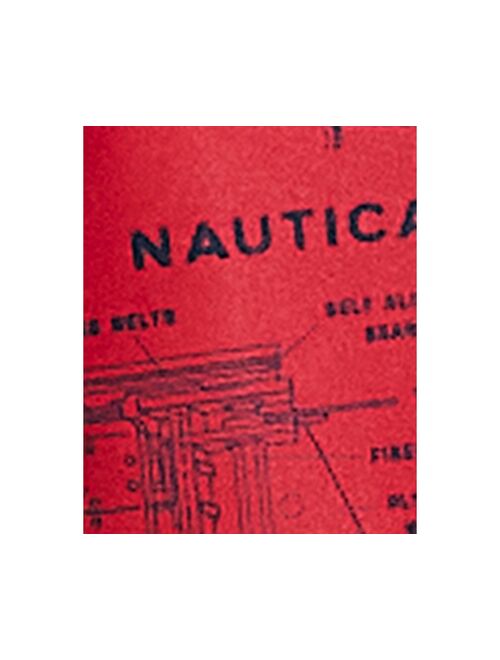 Nautica Men's Quick-Dry Diagram-Print 18" Board Shorts