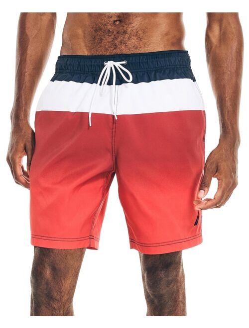 Nautica Men's Colorblocked Quick-Dry 18" Board Shorts