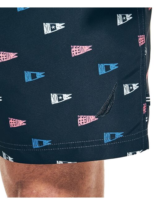 Nautica Men's Quick-Dry Printed 18" Board Shorts