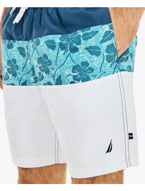 Nautica Men's Tropical Colorblocked Swimsuit