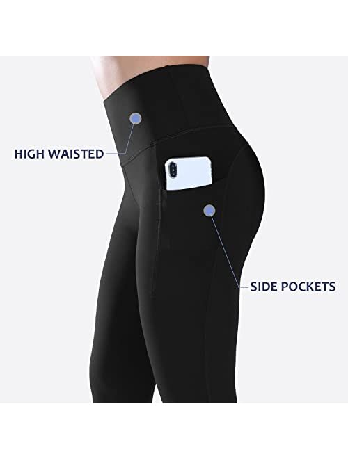 BALEAF Women's 7/8 High Waist Buttery Soft Yoga Leggings with Deep Pockets Brushed Stretch Squat Proof Workout Pants
