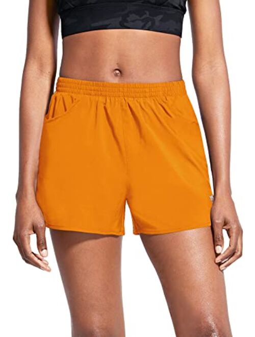 BALEAF Women's 3" Running Athletic Shorts Quick Dry Gym Workout Shorts with Pockets