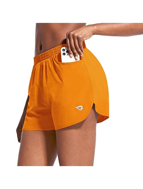 BALEAF Women's 3" Running Athletic Shorts Quick Dry Gym Workout Shorts with Pockets
