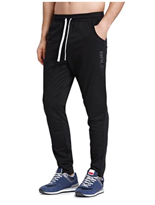 BALEAF Men's Running Pants Slim Fit Tapered Joggers Sweatpants with Pockets Athletic Pants for Cold Weather Sports Workout