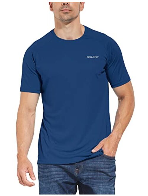 Buy BALEAF Men's UPF 50+ Short Sleeve Shirts Lightweight Sun Protection ...