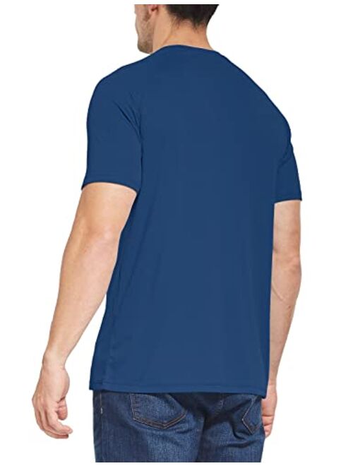 BALEAF Men's UPF 50+ Short Sleeve Shirts Lightweight Sun Protection SPF T-Shirts Fishing Hiking Running