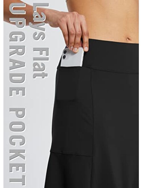 BALEAF Women's 20" Knee Lengh Skorts Skirts Casual Athletic Long Golf Skorts Sports with Pockets