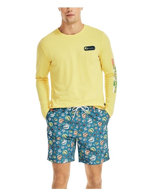 Nautica Men's Shell-Print Swimsuit