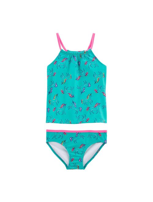 Girls 4-14 Carter's Unicorn Tankini & Bottoms Swimsuit Set