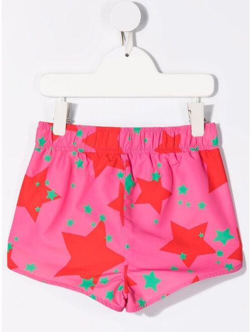 Stella McCartney Kids starfish-print swim shorts
