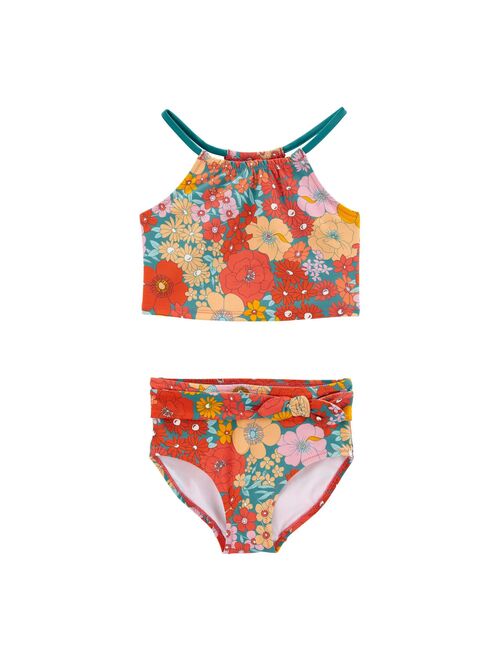 Girls 4-14 Carter's Floral Tankini Top & Bottoms Swimsuit Set