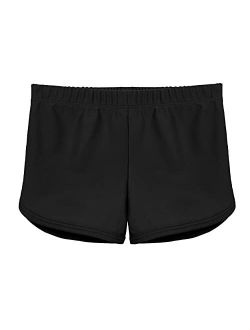 City Threads Girls' Swimming Bottom Boy Short UPF50+ Rash Guard Swim Made in USA