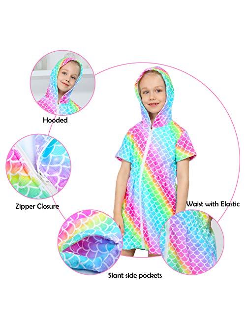 Buy Swim Cover Ups for Girls Terry Cover Up Swimwear Hoodie